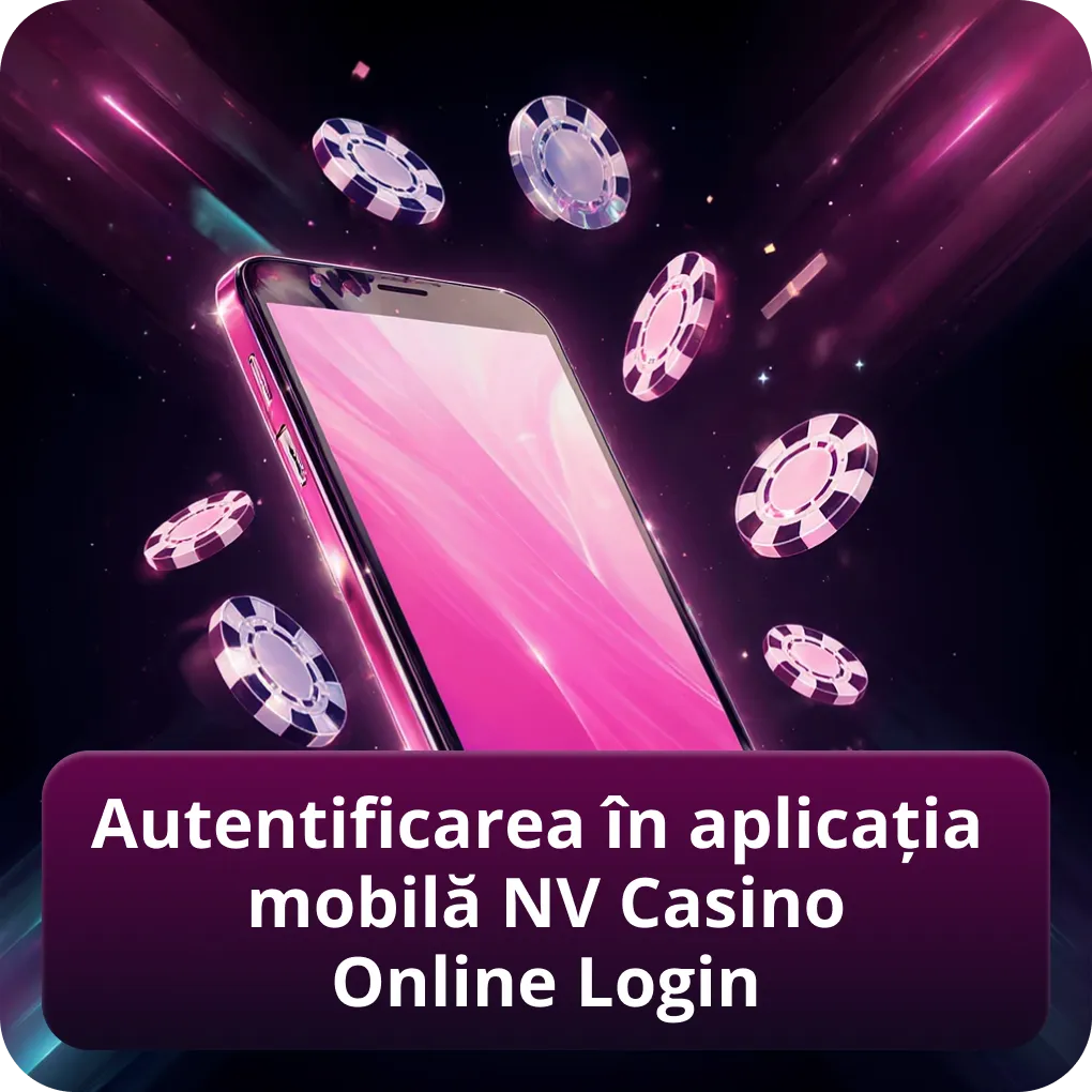 Autentificarea în Aplicația Mobilă NV Casino Online Login