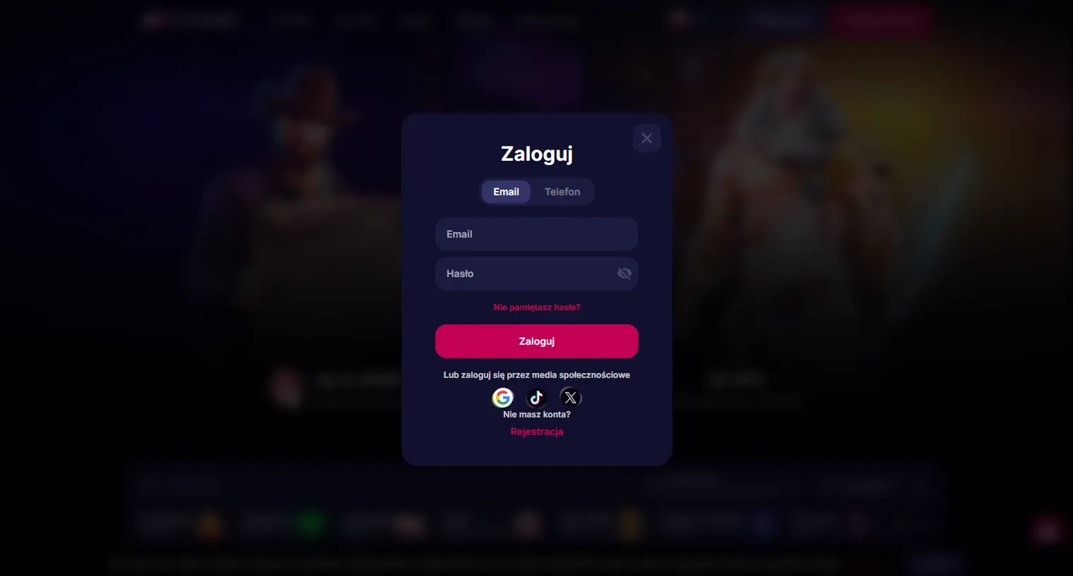 Proces logowania do NVCasino login krok po kroku