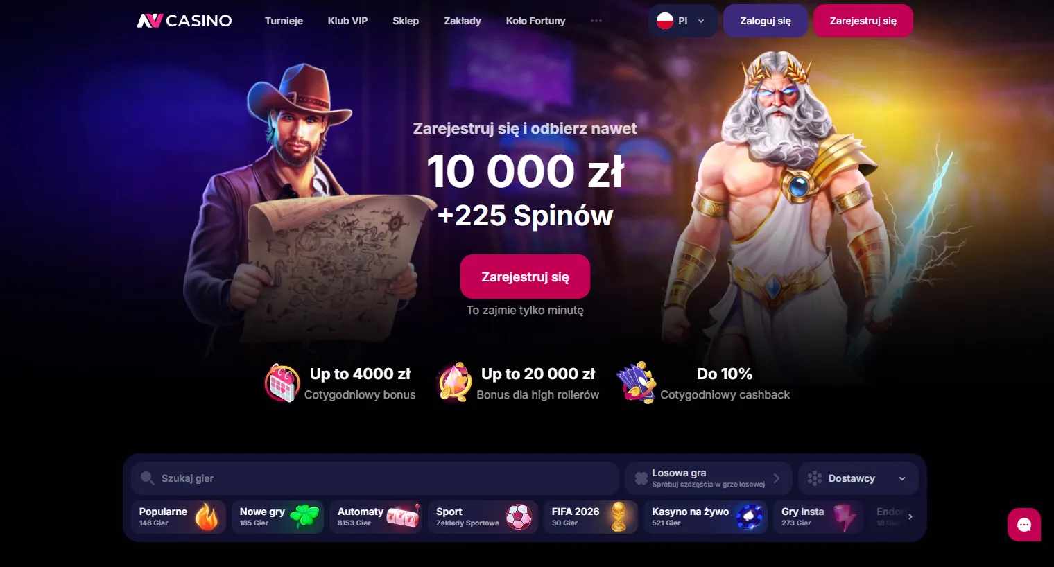 O platformie NV Casino