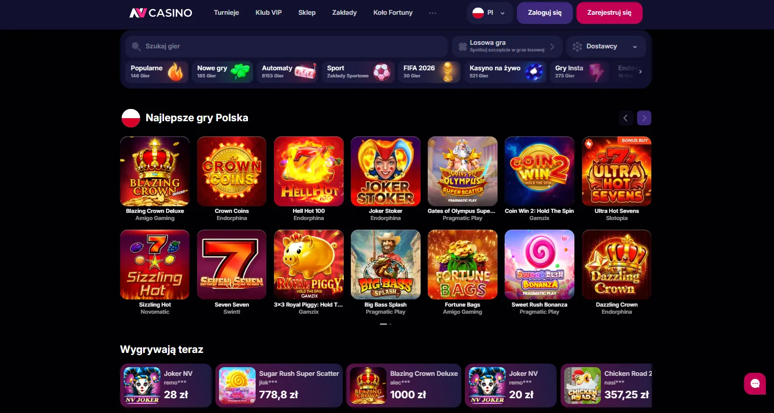 Weryfikacja konta NV Casino